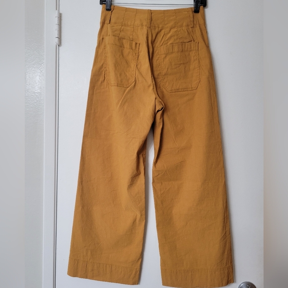 Anthropologie-Maeve Linen Blended Wide-Leg Pants - Picture 3 of 6